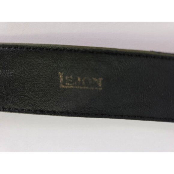 Lejon Alligator Grain Steerhide Leather Belt L Made In USA - Picture 5 of 10